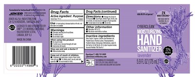 01 (Cyber Clean Moisturizing Hand Sanitizer (175ml) Lavender)